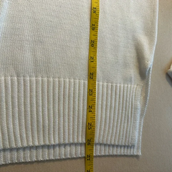 C&C California White Sweater with Navy Anchor - Picture 8 of 8